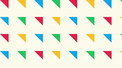 Colorful geometric triangular shapes pattern design Stock Illustration
