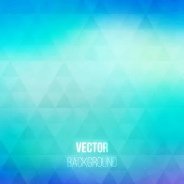 Colorful geometric vector background with triangles Stock Illustration