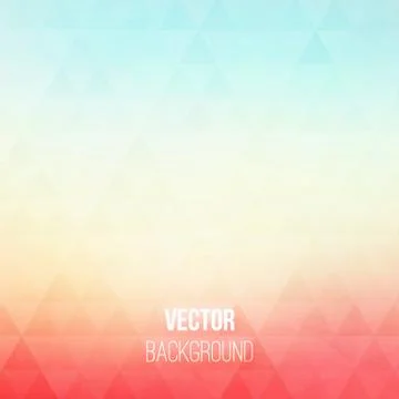 Colorful geometric vector background with triangles Stock Illustration