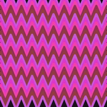 Colorful geometric zigzag pattern design with gradient pink and purple tones Stock Illustration