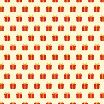 Colorful gift box pattern background vector Stock Illustration