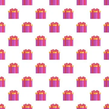 Colorful gift boxes pattern celebrating special occasions Illustrazione stock