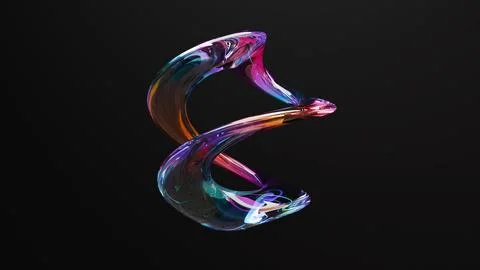 Colorful glass element Stock Illustration