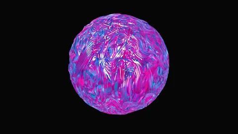 Colorful glass sphere Stock Illustration