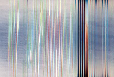 Colorful glitch background digital error purple Stock Illustration