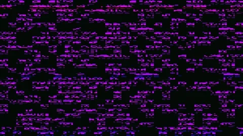 Colorful glitch effect with random patterns and shapes in Stock Footage 338186985