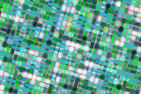Colorful glitch pattern with bright digital noise and pixels Ilustración de archivo