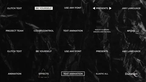 Colorful Glitch Titles | After Effects 库存 After Effects