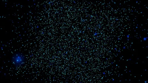 Colorful glitter effect.Star on spcae moving.particular motion effect Stock Footage 101399082