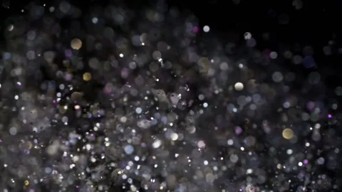 Colorful glitter flying being exploded Stock Footage 164231874