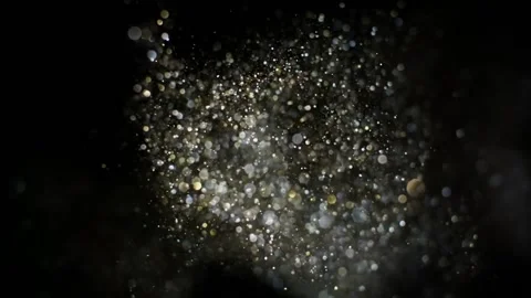 Colorful glitter flying being exploded Stock Footage 164231882