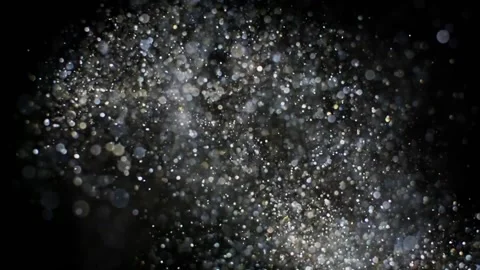Colorful glitter flying being exploded Stock Footage 164231887