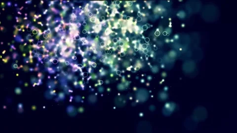 Colorful Glittery Particles Background Loop 스톡 동영상 202542278