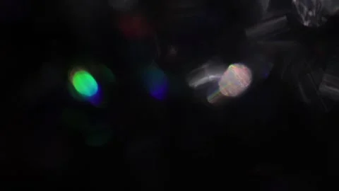 Colorful glowing abstract light ring in black Vídeo Stock 318580218