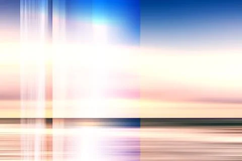 Colorful glowing blurred lines intersections Ilustração Stock