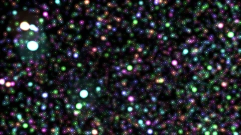 Colorful glowing circles - 3d render looped. Stock Footage 167510755