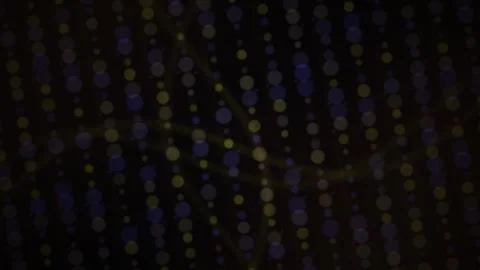 Colorful Glowing Dots Abstract Motion Background with Dynamic Wave Patterns Stock Footage 343693325