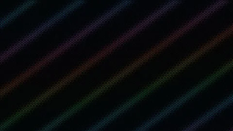 Colorful glowing hexagon grid with diagonal rainbow lights Stock Footage 337038701