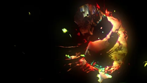 Colorful Glowing Ink Background Vidéo 118523198