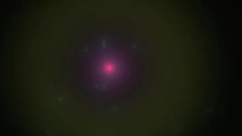 Colorful glowing lights in darkness sequence. Stock Footage 334686372