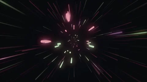 Colorful glowing lights motion background loop  Stock Footage 237292069