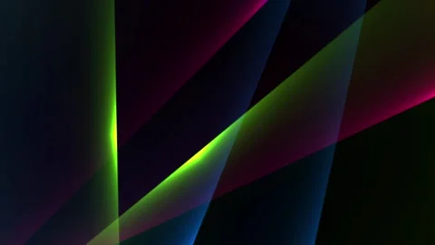 Colorful glowing neon rays abstract concept futuristic motion background Stock Footage 333181229