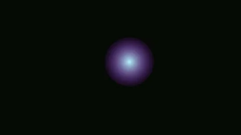 Colorful glowing orb in dark background with soft light effect Stock Footage 337064562