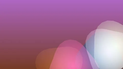 Colorful Glowing Orbs on Gradient Background. Stock-Footage 329928037