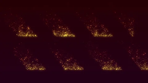 Colorful Glowing Particles Background Stock Footage 194434543