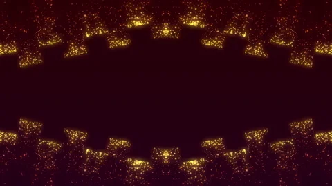 Colorful Glowing Particles Background Stock Footage 194435099