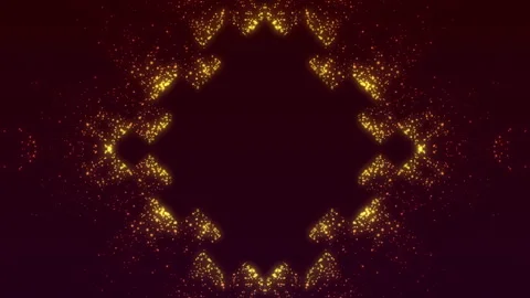 Colorful Glowing Particles Background Stock Footage 194435380
