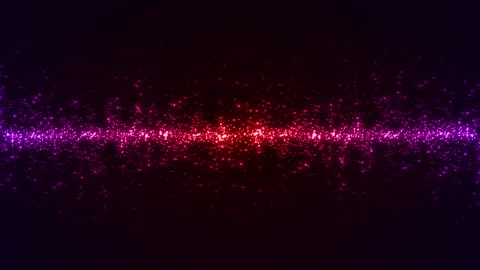Colorful Glowing Particles Background Stock Footage 201009888