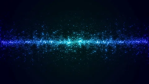 Colorful Glowing Particles Background Stock Footage 201010903