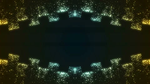 Colorful Glowing Particles Background Stock Footage 201015527