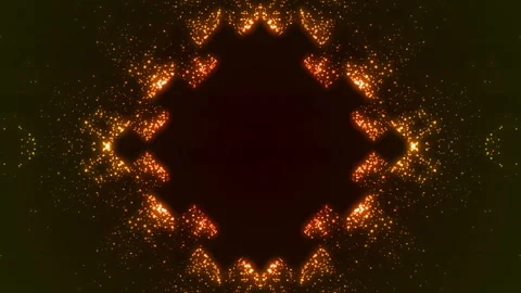 Colorful Glowing Particles Background Stock Footage 201016788