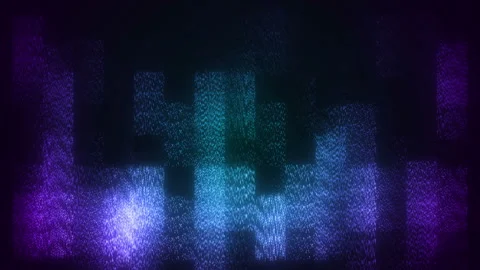 Colorful Glowing Particles Background Stock Footage 201021081