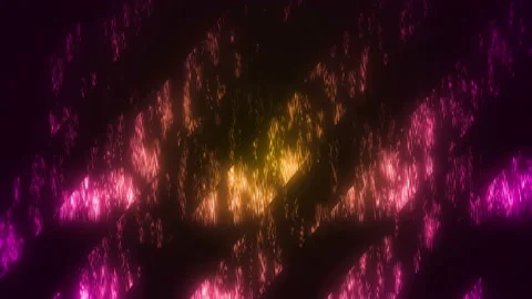 Colorful Glowing Particles Background Stock Footage 201024780