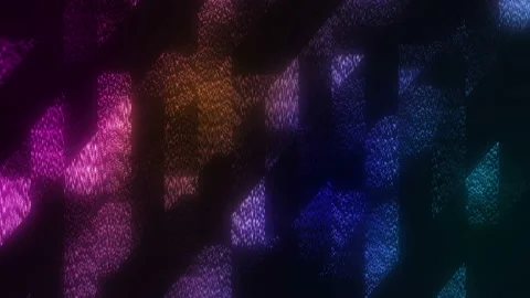 Colorful Glowing Particles Background Stock Footage 201283173