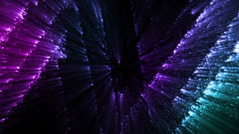 Colorful Glowing Particles Background Loop Stock Footage 203958764
