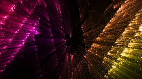 Colorful Glowing Particles Background Loop Stock Footage 203959919