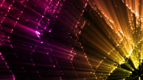 Colorful Glowing Particles Background Loop Stock Footage 203962424