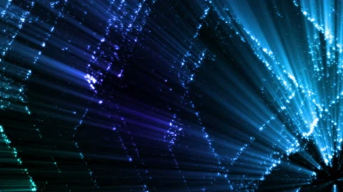 Colorful Glowing Particles Background Loop Stock Footage 203964185