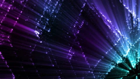 Colorful Glowing Particles Background Loop Stock Footage 203965009