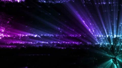 Colorful Glowing Particles Background Loop Stock Footage 203966710
