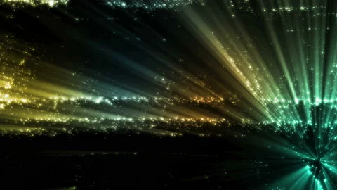 Colorful Glowing Particles Background Loop Stock Footage 203967418