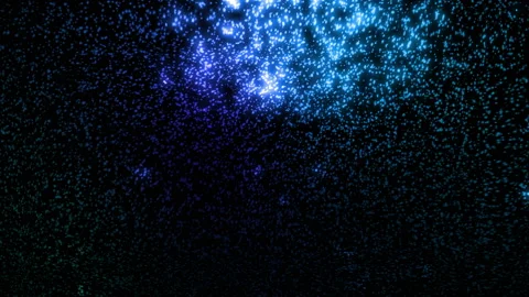 Colorful Glowing Particles Background Loop Stock Footage 203998609