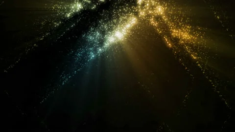 Colorful Glowing Particles Background Loop Stock Footage 203999718