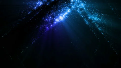 Colorful Glowing Particles Background Loop Stock Footage 204000039