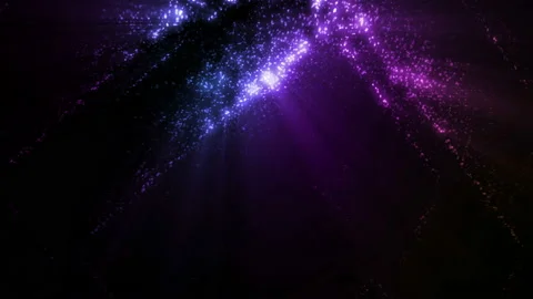 Colorful Glowing Particles Background Loop Stock Footage 204000438