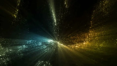 Colorful Glowing Particles Background Loop Stock Footage 204005708